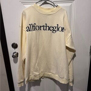 Cream Sweatshirt